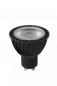 Preview: Lucide MR16 GU10 LED 5W 2200K–2700K 350 lm dimmbar Schwarz – warmweißes LED-Leuchtmittel mit 3-Step-Dim