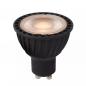 Preview: Lucide MR16 GU10 LED 5W 2200K–2700K 350 lm dimmbar Schwarz – warmweißes LED-Leuchtmittel mit 3-Step-Dim