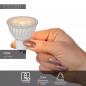 Preview: Lucide MR16 GU10 LED 5W 2200K–2700K 350 lm dimmbar Weiß – flexibles warmweißes LED-Leuchtmittel mit 3-Step-Dim