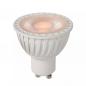 Preview: Lucide MR16 GU10 LED 5W 2200K–2700K 350 lm dimmbar Weiß – flexibles warmweißes LED-Leuchtmittel mit 3-Step-Dim