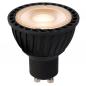 Preview: Lucide MR16 GU10 LED 5W 2700K 320 lm mit Tag/Nacht-Sensor Schwarz – intelligente Innenbeleuchtung mit warmweißem Licht