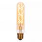 Preview: Lucide T32 E27 LED Filament 4,9W 2200K 410 lm 3-StepDim Amber mit Memory – kompakte Vintage-Glühfadenlampe