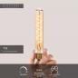 Preview: Lucide T32 LED Glühfadenlampe Ø3,2cm E27 4,9W 2200K Amber 3-StepDim (Memory)