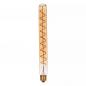 Preview: Lucide T32 E27 LED Filament 4,9W 2200K 450 lm 3-StepDim Amber mit Memory – dekorative Vintage-Glühfadenlampe