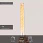 Preview: Lucide T32 E27 LED Filament 4,9W 2200K 450 lm 3-StepDim Amber mit Memory – dekorative Vintage-Glühfadenlampe