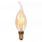 Preview: Lucide CT35 E14 LED Filament 3W 2200K 190 lm 3-StepDim Amber mit Memory – kompakte Vintage-Kerzenlampe