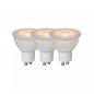 Preview: Lucide MR16 GU10 LED 3x5W 3000K 330 lm dimmbar Weiß – effizientes LED-Set für warmweißes Licht