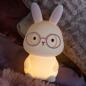 Preview: Lucide PINCHA RABBIT – Wiederaufladbare Nachtlampe Kinderzimmer