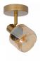 Preview: BJORN Deckenstrahler 1-flammig E14 dreh- & schwenkbar Metall Glas Messing