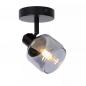 Preview: Lucide BJORN Deckenstrahler 1xE14 Schwarz dreh- & schwenkbar Glas Metall