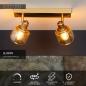 Preview: Lucide BJORN - Deckenstrahler 2xE14 Mattes Gold / Messing