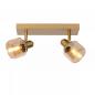 Preview: Lucide BJORN - Deckenstrahler 2xE14 Mattes Gold / Messing