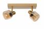 Preview: Lucide BJORN - Deckenstrahler 2xE14 Mattes Gold / Messing