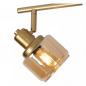 Preview: Lucide BJORN Deckenstrahler 4xE14 Messing Matt Metall Glas