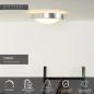 Preview: Lucide FRESH Deckenleuchte Badezimmer Ø27 cm E27 IP44 Chrom Matt Modern