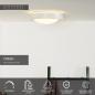 Preview: Lucide FRESH LED Deckenleuchte Badezimmer Ø27 cm E27 IP44 Weiß Acryl