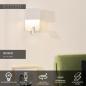 Preview: Lucide BOXER Bettleuchte / Wandleuchte LED 3000K Weiß mit USB-Ladepunkt
