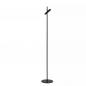 Preview: Lucide PHILON Stehlampe mit Leselampe LED Ø23cm 4,5W 3000K Schwarz dimmbar Touch