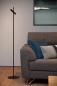 Preview: Lucide PHILON Stehlampe mit Leselampe LED Ø23cm 4,5W 3000K Schwarz dimmbar Touch