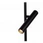 Preview: Lucide PHILON Stehlampe mit Leselampe LED Ø23cm 4,5W 3000K Schwarz dimmbar Touch