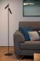 Preview: Lucide PHILON Stehleuchte mit Leselampe LED 2x4,5W 3000K Schwarz dimmbar Touch