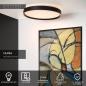 Preview: Lucide NURIA LED Deckenleuchte Ø50 cm 3-StepDim Schwarz