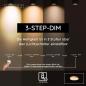 Preview: Lucide UNAR - LED Deckenleuchte Ø 39,5 cm 3-StepDim 2700K Mattes Gold / Messing