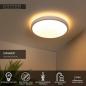Preview: Lucide DASHER - Deckenleuchte Badezimmer - Ø 41 cm - LED - 1x24W 2700K - IP44 - Bewegungssensor - Weiß