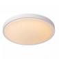 Preview: Lucide DASHER - Deckenleuchte Badezimmer - Ø 41 cm - LED - 1x24W 2700K - IP44 - Bewegungssensor - Weiß