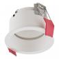 Preview: EVN Decken-Einbaustrahler für Niedervolt GU5.3 Leuchtmittelrund weiß IP20 12V EinbauØ68