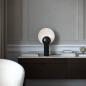Preview: Nordlux Caché elegante Tischlampe Schwarz GU10 skulpturales Design