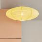 Preview: Nordlux Villo 60 moderne Pendelleuchte Schirm shade Gelb Papier retro Design ohne Fassung