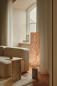 Preview: Design For The People Talli Stehleuchte Braun – skulpturale Designer-Stehleuchte aus Tyvek