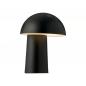 Preview: Design For The People Faye Portable Table Lamp Black – kabellose Designer-Tischleuchte von Charlotte Høncke