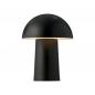 Preview: Design For The People Faye Portable Table Lamp Black – kabellose Designer-Tischleuchte von Charlotte Høncke