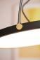 Preview: Halo Design Schwenkbare Pendelleuchte PIVOT Schwarz/Oxid aus Metall/Acryl Ø40cm