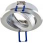 Preview: EVN 608014 schwenkbare Deckeneinbauleuchte Aluminium 12 V AC/DC max. 50 W ohne Fassung Einbaudurchmesser 68 mm