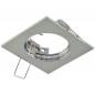 Preview: EVN Decken-Einbaustrahler für Niedervolt GU5.3 Leuchtmittel quadratisch chrom IP20 12V EinbauØ60