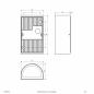 Preview: EVN Zweiflammige Wandleuchte, IP65 6515225HR