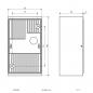 Preview: EVN Zweiflammige Wandleuchte, IP65 6515225RE