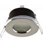 Preview: EVN 655011 Deckeneinbauleuchte Chrom IP65 Zamak 12V dimmbar Einbaudurchmesser 68 mm