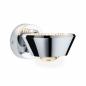 Preview: Regenbogen up&down LED Wandleuchte Sabik dimmbar Spritzwasserschutz Chrom Paulmann 70947
