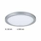 Preview: Paulmann 71004 LED Panel Atria Shine Backlight rund modern neutralweiß Chrom matt