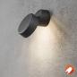 Preview: Konstsmide 7527-750 Vicenza Wandleuchte schwenkbar schwarz lackiertes Aluminium