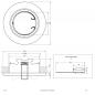 Preview: EVN Decken-Einbaustrahler für Niedervolt GU5.3 Leuchtmittel rund schwenkbar weiß IP20 12V EinbauØ68