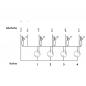 Preview: WAGO 757-443/000-005 Sensor-/Aktor-Verteilerbox M8 4-fach 5 m