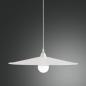 Preview: Puristische Kasa Pendelleuchte dimmbar in Weiß von Fabas Luce