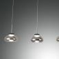 Preview: Arabella Dimmbare Pendelleuchte in Rauchgrau mit warmweißem Licht von Fabas Luce