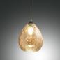 Preview: FABAS LUCE FAB-3518-45-125-01 Gisella Pendelleuchte Ø26cm E27 Amber Schwarz Smartluce