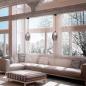 Preview: FABAS LUCE FAB-3519-45-126-01 Luce Pendelleuchte Ø25cm E27 Rauchglas Schwarz Smartluce